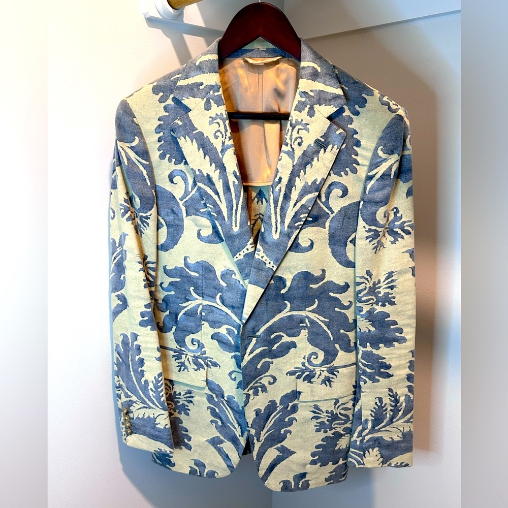 MUSIKA FRÈRE - Floral (Damask) Print Blazer